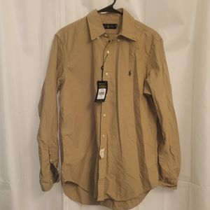 NWT Ralph Lauren 100% Cotton Men's Shirt Size M